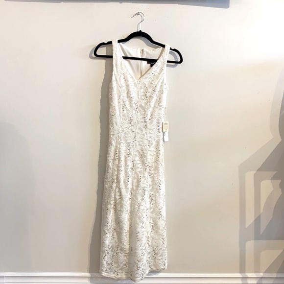 Sears Dresses & Skirts - NWT | Sleeveless Ivory Lace Dress l Size 4